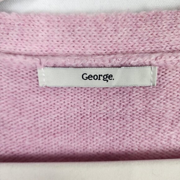 George ASDA Pearl Sleeve Button Up Cardigan M - Picture 2 of 7